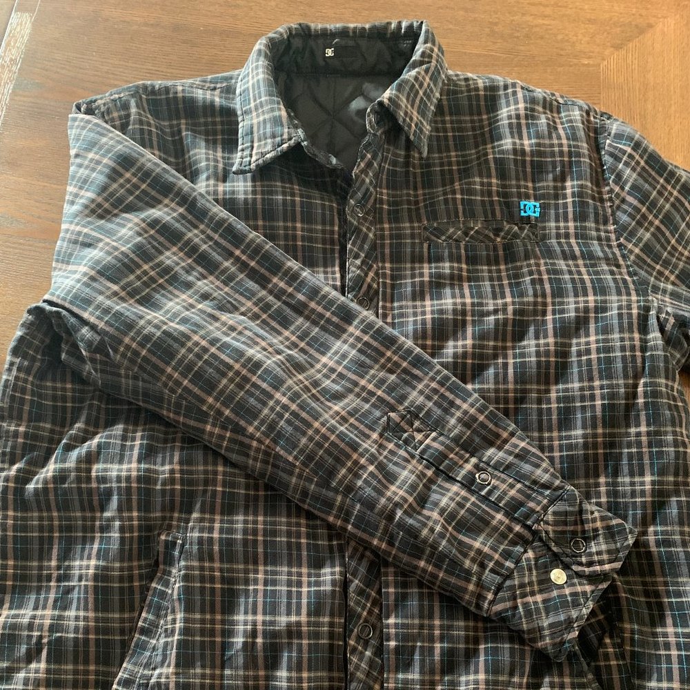 DC Shoes Men's Plaid Button-up